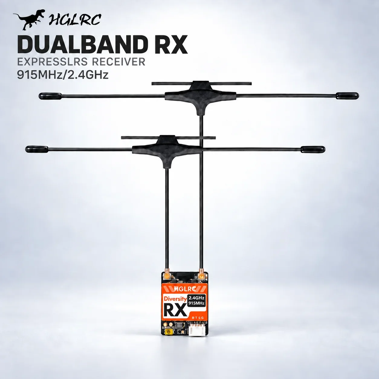 Antenna 2.4Ghz - HGLRC Dualband RX ExpressLRS Receiver 915MHz