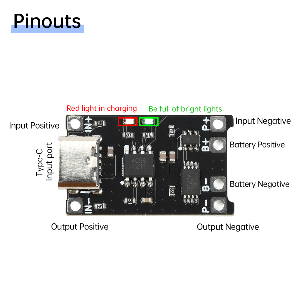 Tp4056 Module - 5pcs Type C DC 4-8V TP4056