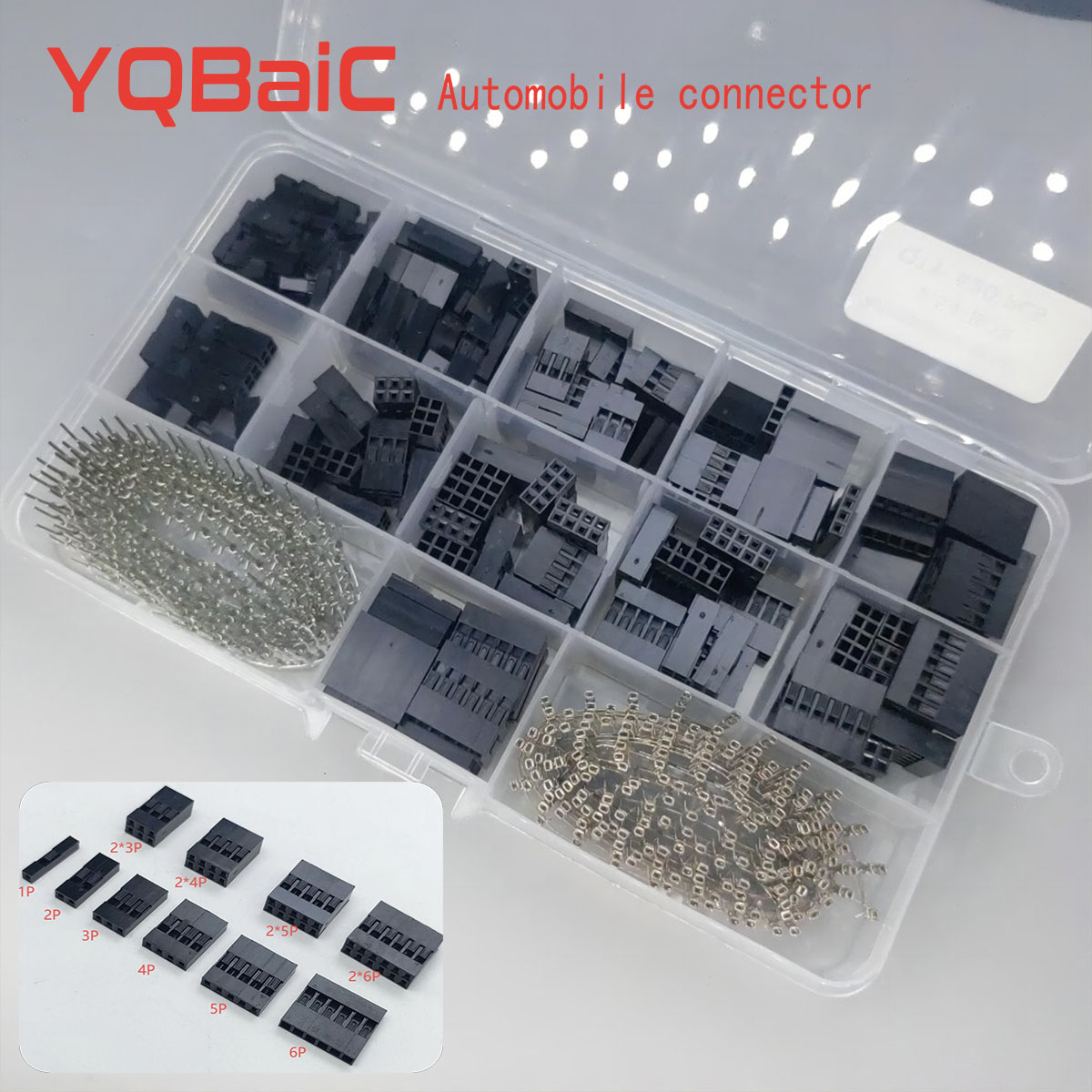 Jumper Wire Kit - 200Pcs/Box 2.54mm Pitch JST SM/Dupont Jumper