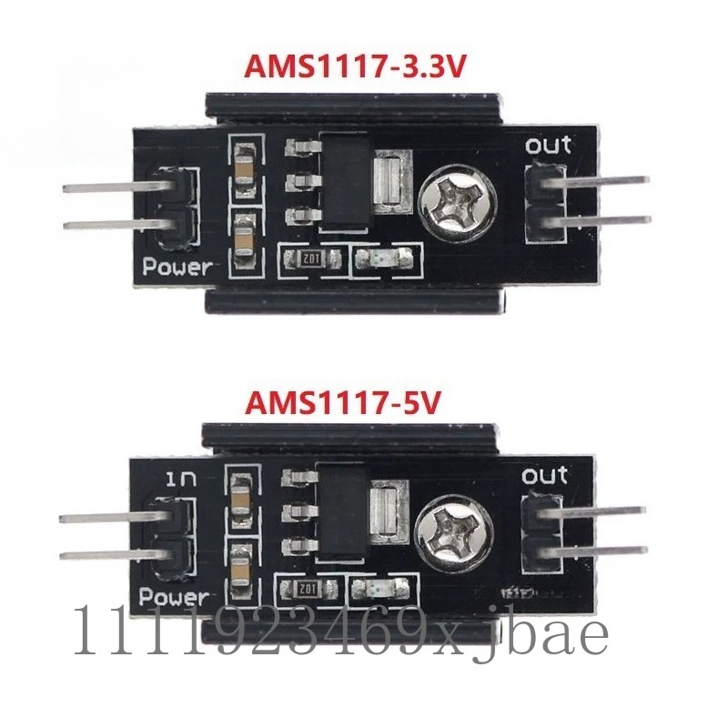 Ams1117 Module - AMS1117 DC-DC 3.3V/5V power module with
