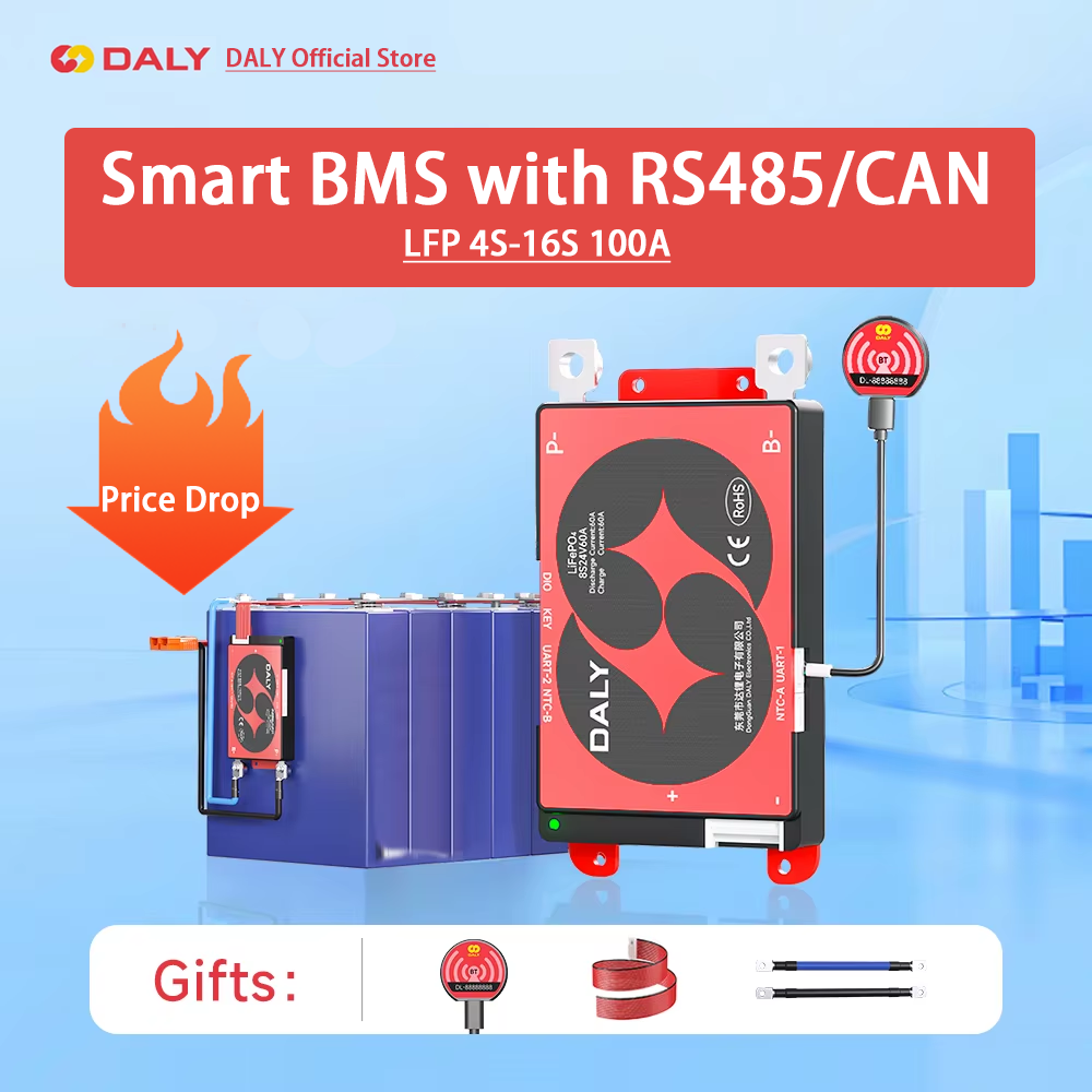 Proto Board - Daly Smart BMS 4S Lifepo4 12V