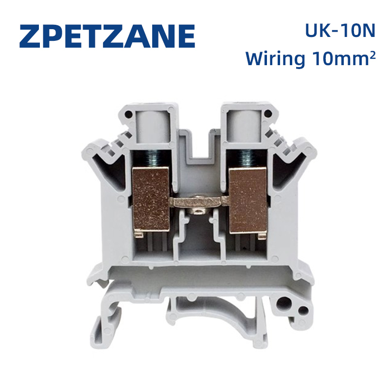 Screw Terminal Block - 10PCS UK-10N Universal Terminal Block 10mm2
