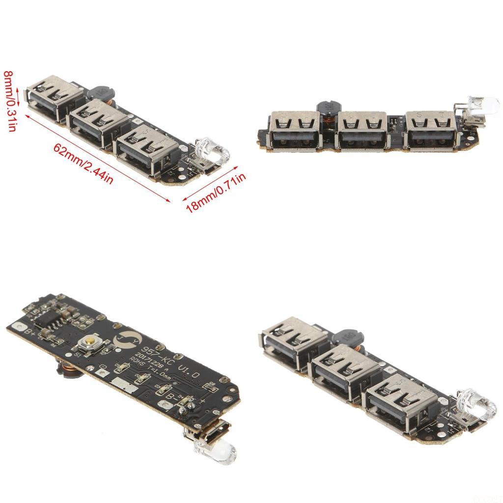 Li Ion Charger Module - B03F 3 USB Circuit Board Step