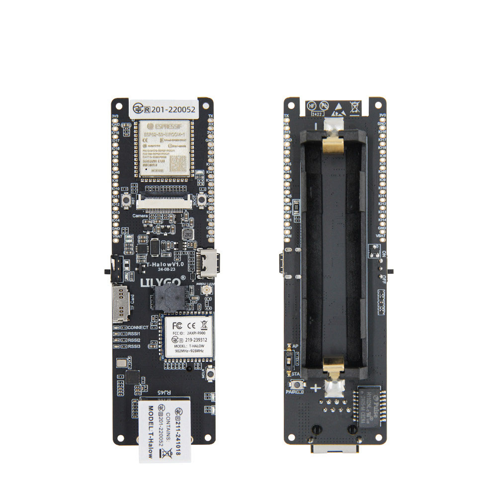 Esp32 Battery Holder Lipo - LILYGO T-Halow ESP32-S3 Development Board 875M/915M/920M