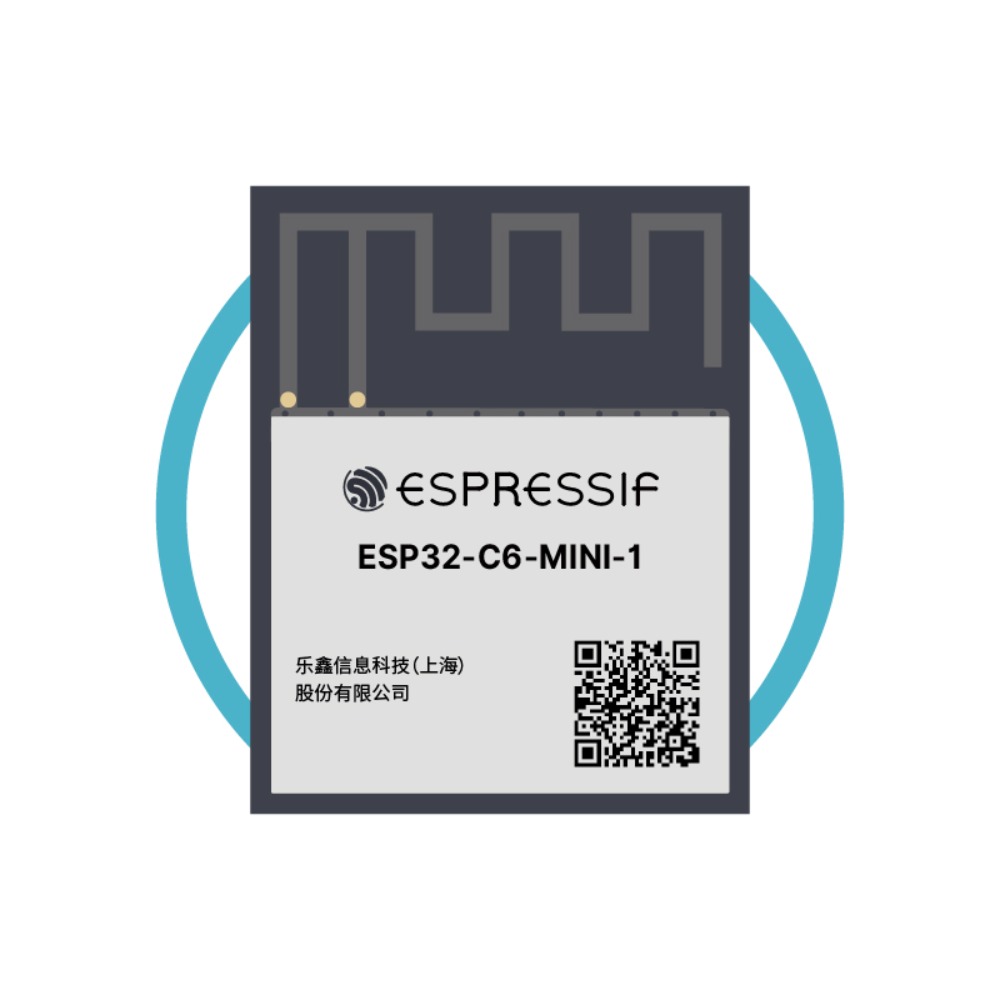 Ipex Connector - 2-100PCS ESP32-C6-MINI-1U & 1 Series H8