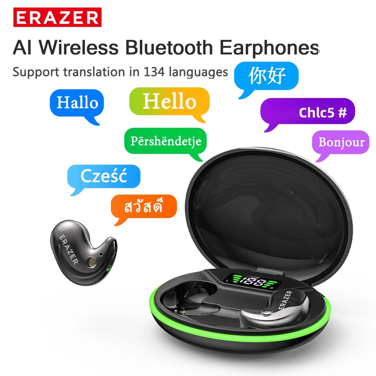 Usb C Cable - EARZER XF58 In-Ear Bluetooth Headphones With