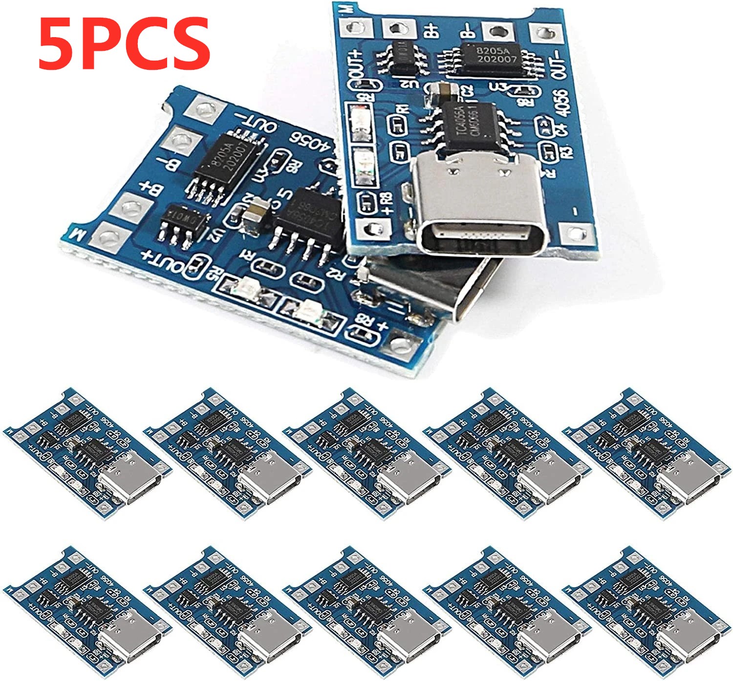 Tp4056 Module - 2/5PC Type-C Micro Mini 5V1A 18650