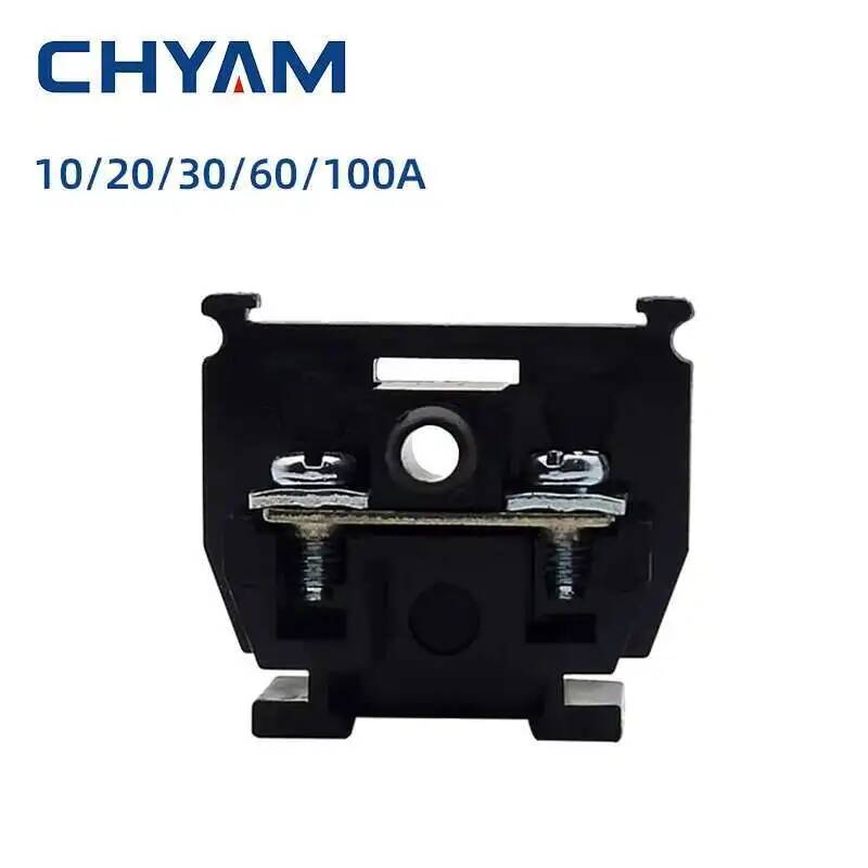 Screw Terminal Block - Terminal Block Black TBC 10/20/30/60/100A 600V