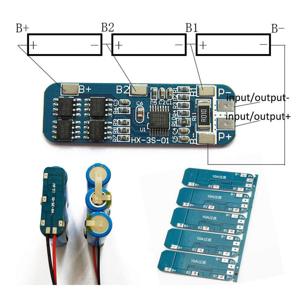 3S 12V 10A 18650 Lithium Batte - Li Ion Charger Module review and price