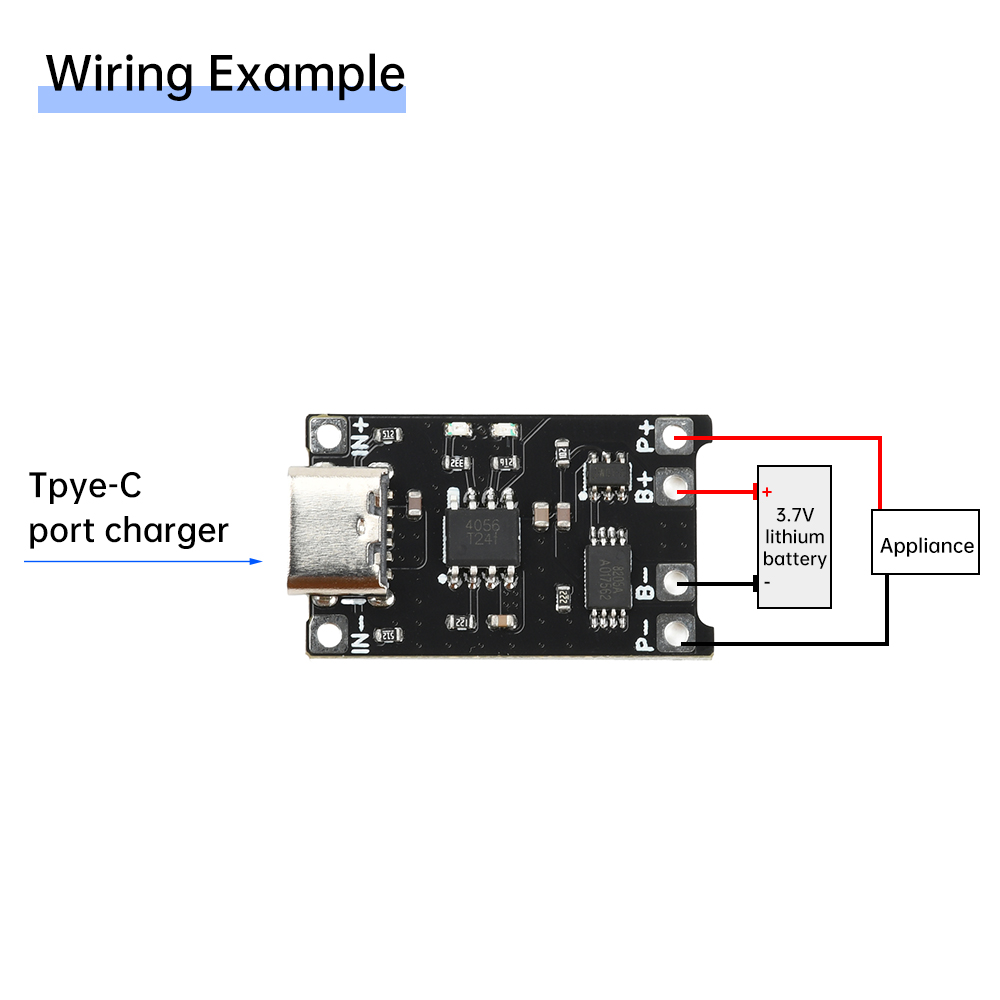 5pcs Type C DC 4-8V TP4056 Li- - Tp4056 Module review and price