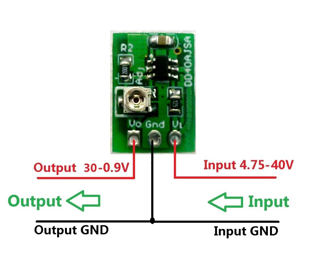 DD40AJSB 5W Mini DC Step Down  - Ams1117 Module review and price
