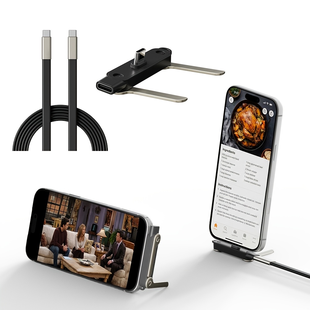 2‑in‑1 Type‑C Male to Female A - Usb C Cable review and price