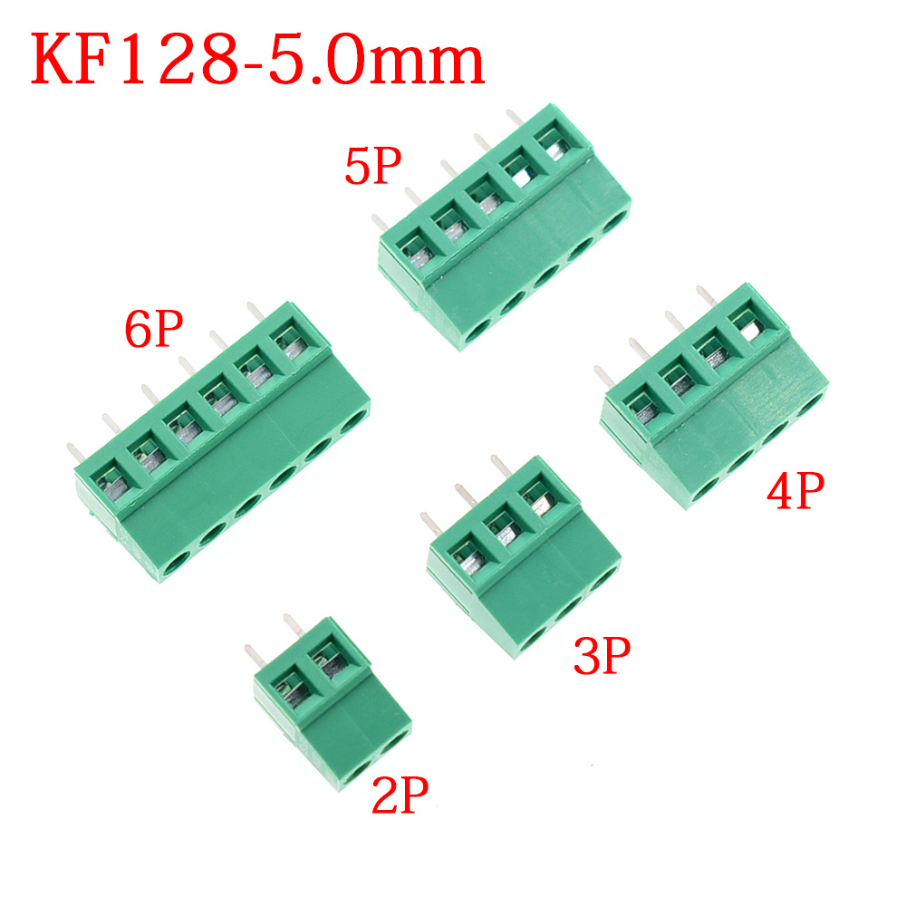 10/50PCS KF128-5.0mm KF128 5.0 - Screw Terminal Block review and price