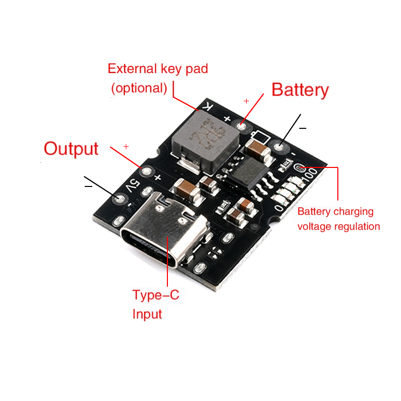 Type-C USB 5V 2A Boost Convert - Li Ion Charger Module review and price