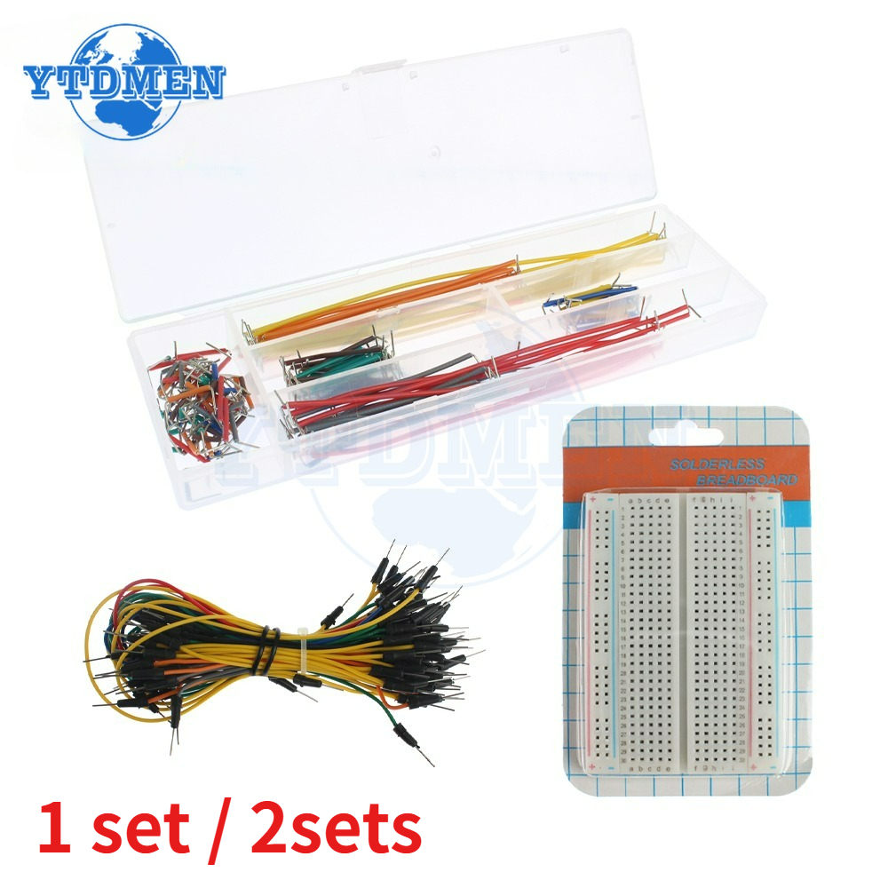 1/2 Sets Breadboards Jumper Wi - Breadboard 400 Point review and price