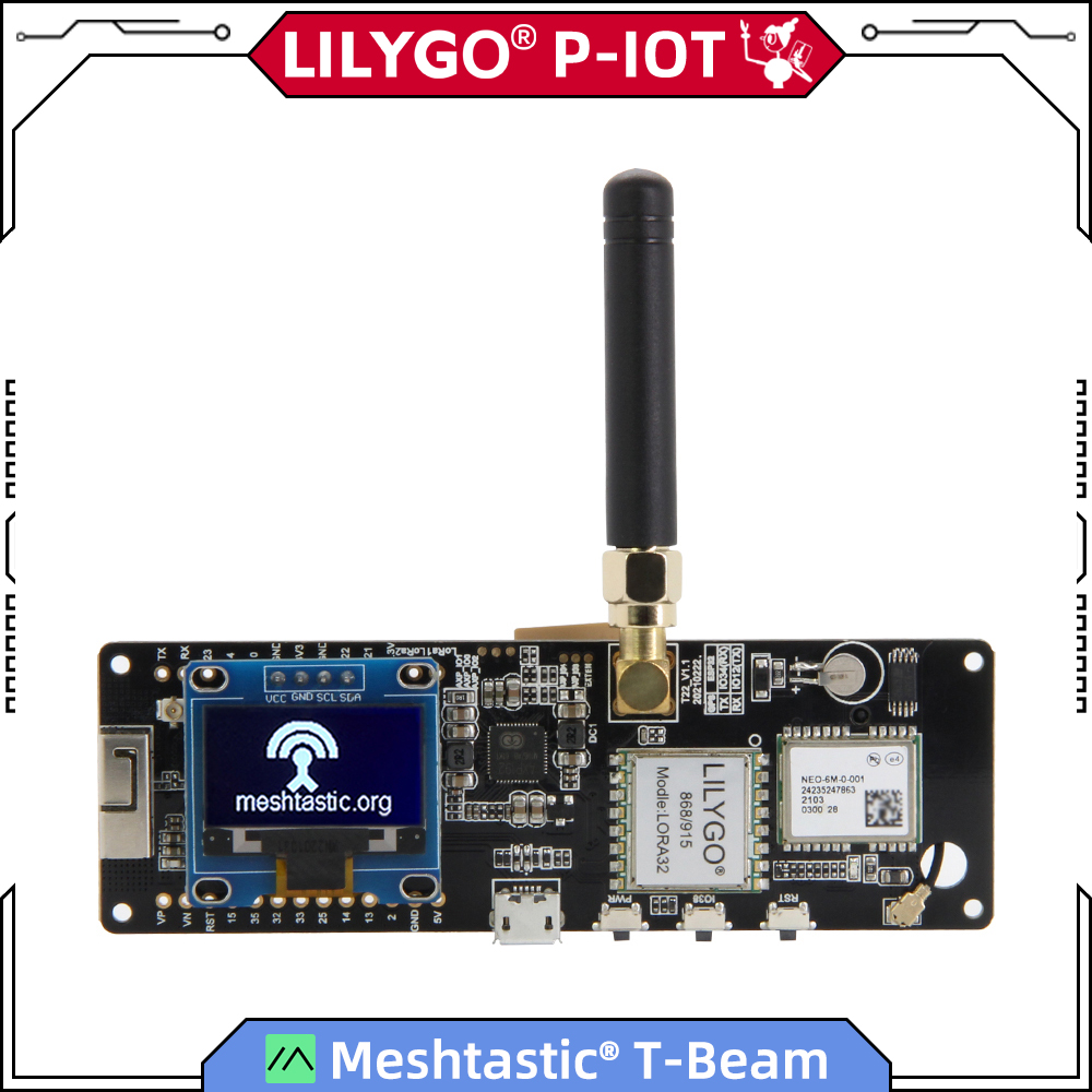 LILYGO® TTGO Meshtastic T-Beam - Esp32 Battery Holder Lipo review and price