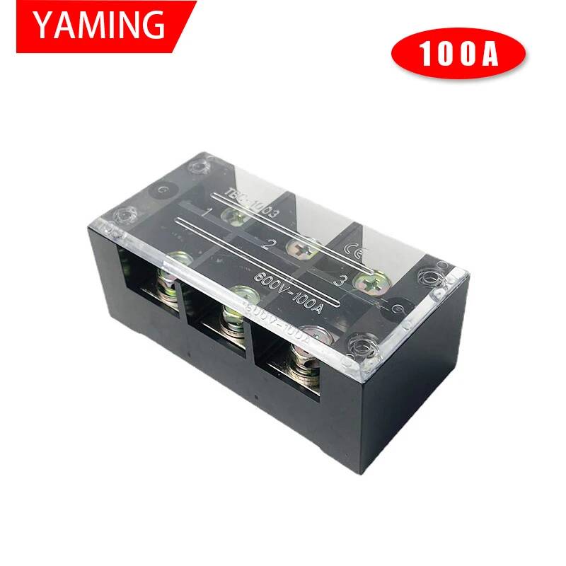 2pcs TBC-1003 100A 3P 600V 6 S - Screw Terminal Block review and price