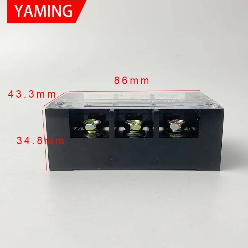 2pcs TBC-1003 100A 3P 600V 6 S - Screw Terminal Block review and price