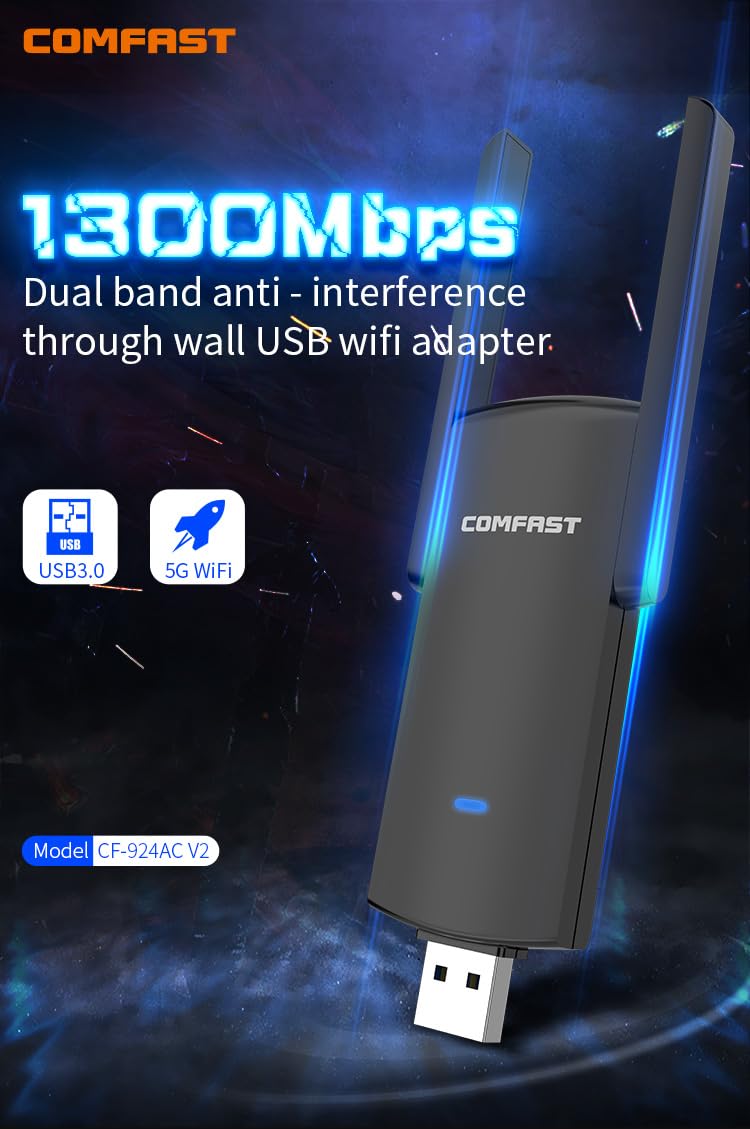 CF-924AC V2 1300Mbps Dual Band - Antenna 2.4Ghz review and price