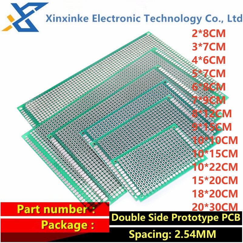 5PCS 2.54MM 7*9CM 3cm*7cm 5x7  - Pcb Prototyping Board review and price