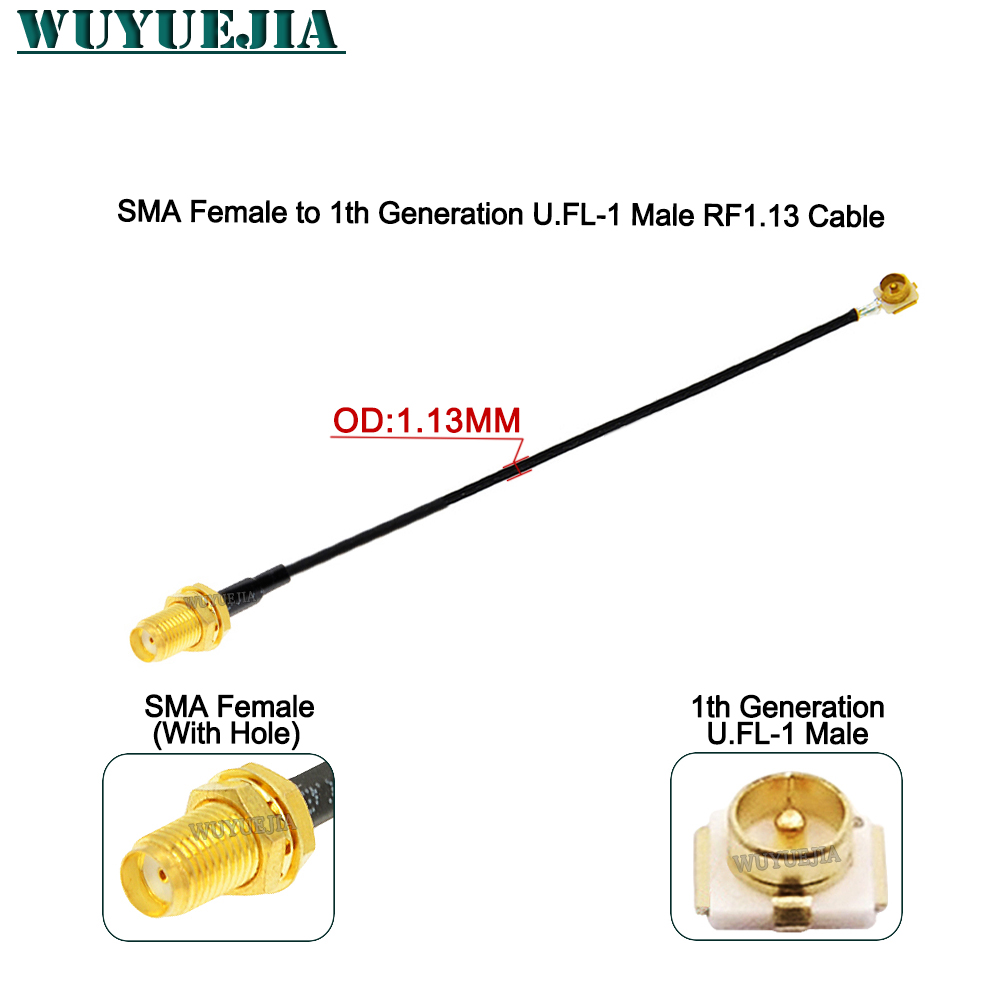 2Pcs SMA to U.F.L1 Line RP-SMA - Ipex Connector review and price