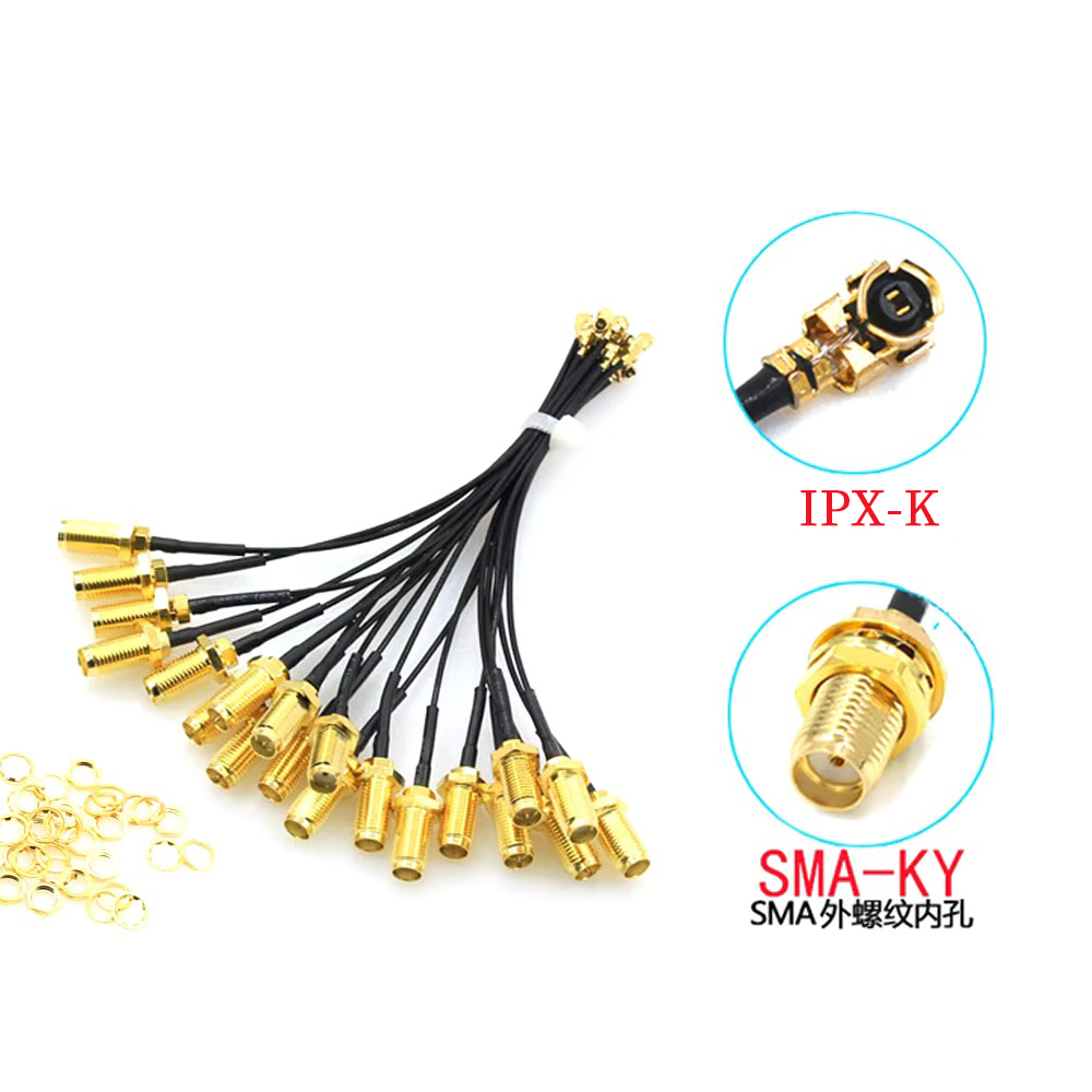 5Pcs RP-SMA Female to U.FL IPX - Ipex Connector review and price