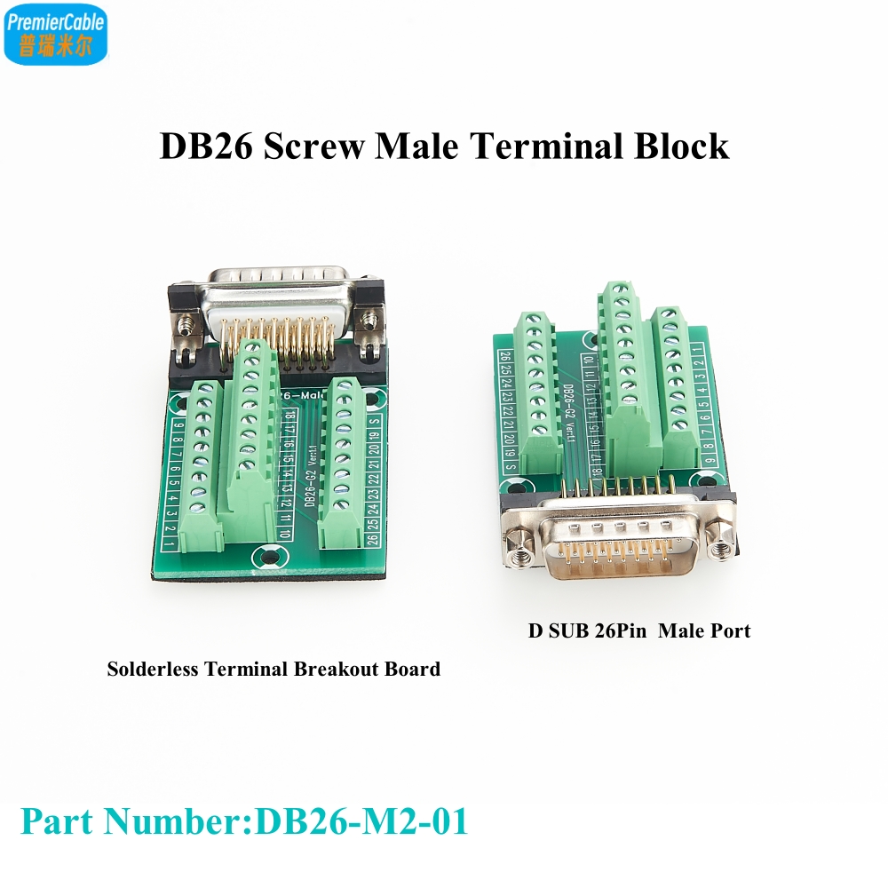 DB26 Male to Terminal Block Ma - Screw Terminal Block review and price