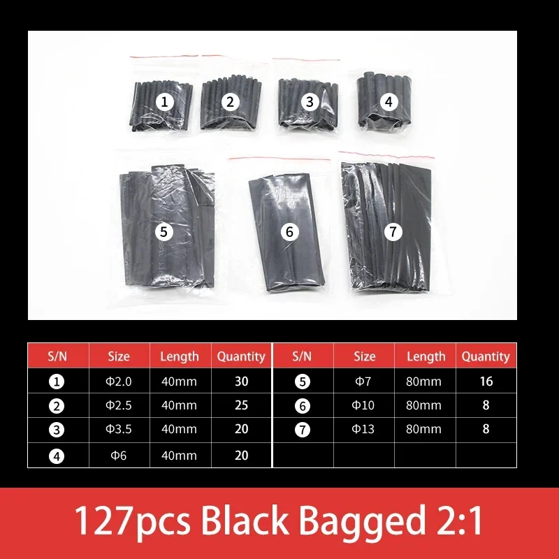 127/328/580pcs Heat Shrink Tub - Jumper Wire Kit review and price