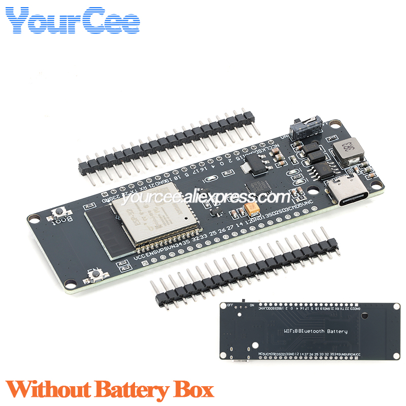 ESP32 Development Board with W - Esp32 Battery Holder Lipo review and price