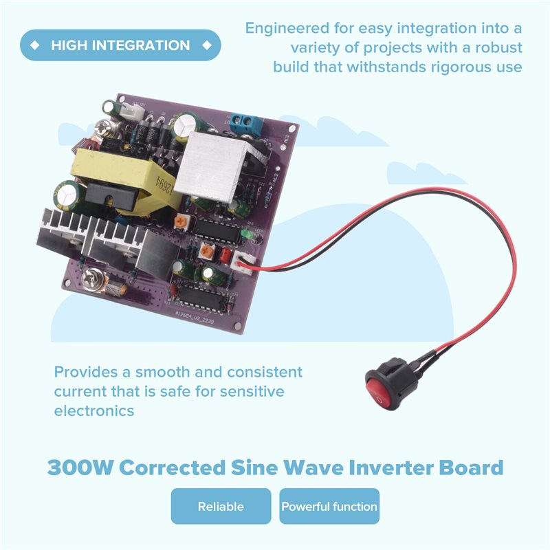 300W Corrected Sine Wave Inver - Boost Converter review and price