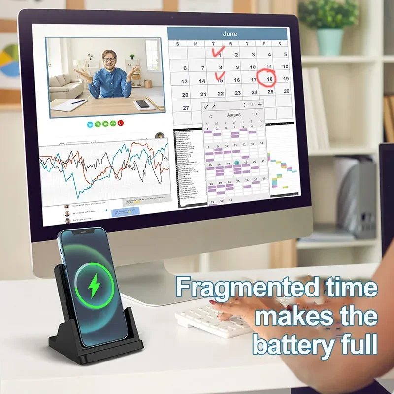 30W Wireless Charger Pad Stand - Micro Usb Cable review and price
