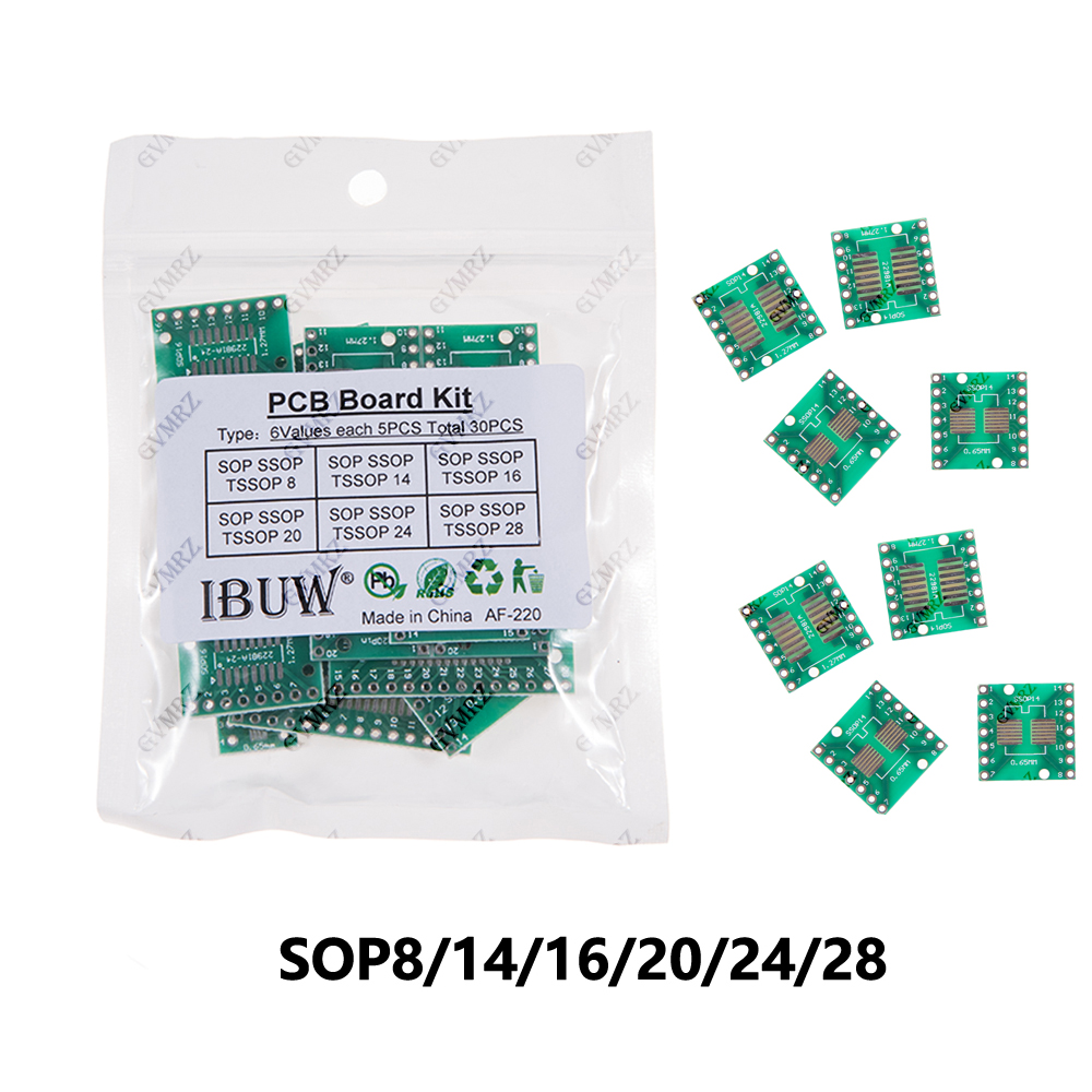 30PCS 6Values SOP SSOP TSSOP P - Pcb Prototyping Board review and price