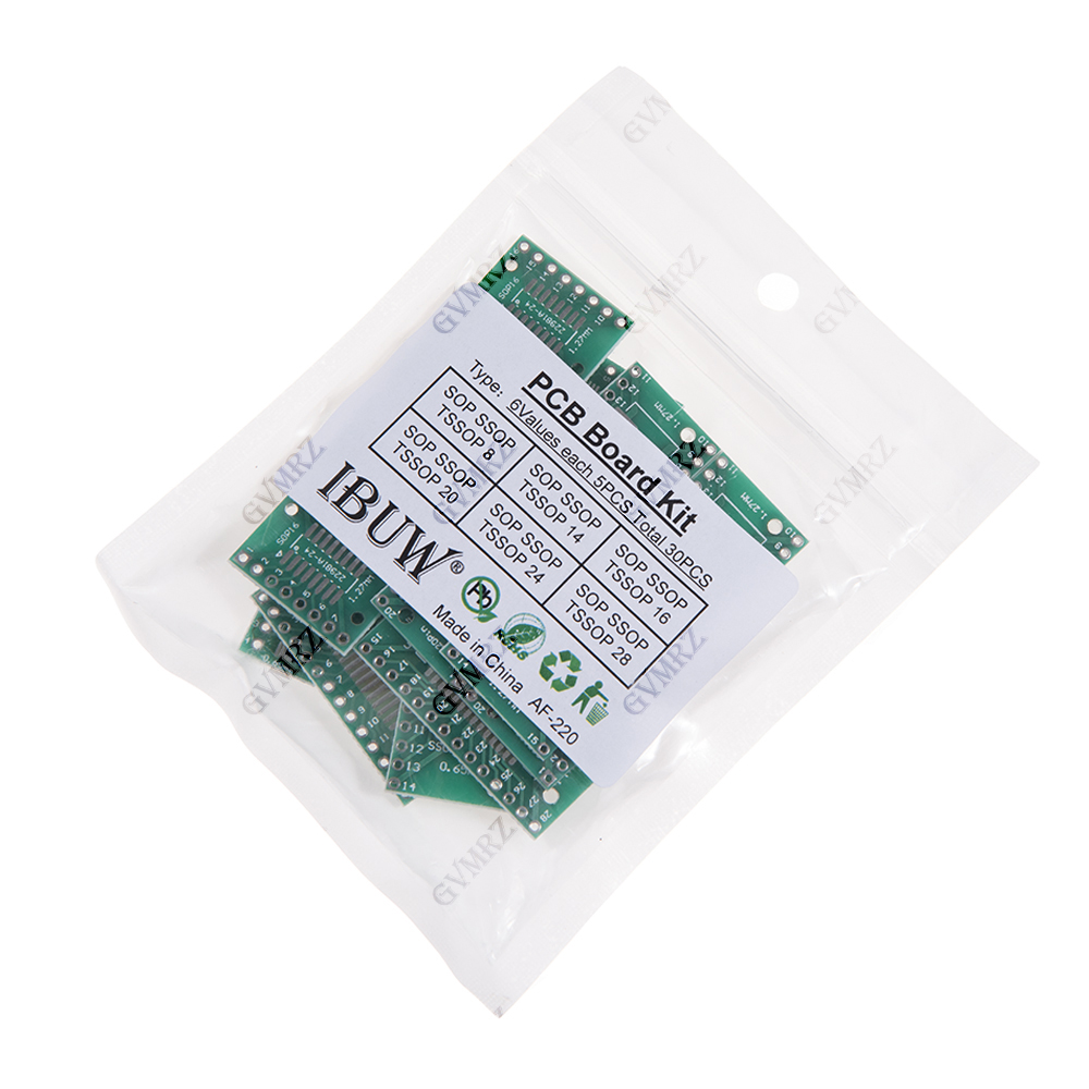 30PCS 6Values SOP SSOP TSSOP P - Pcb Prototyping Board review and price