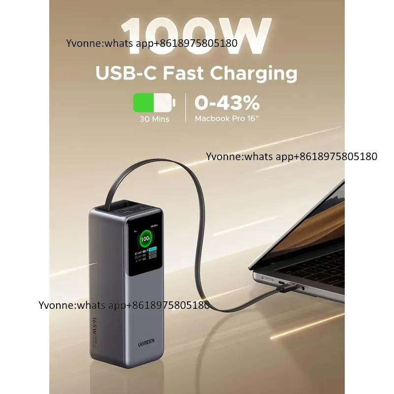 Nexode 20000mAh 165W Power Ban - Usb C Cable review and price