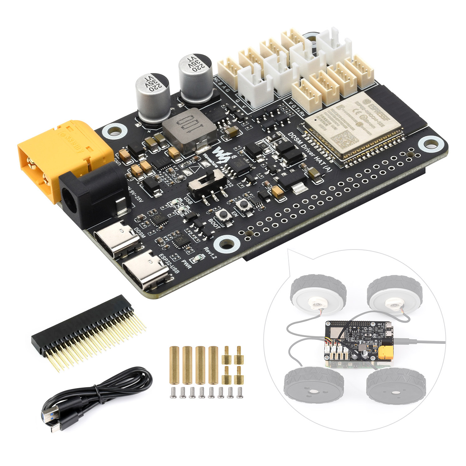 Waveshare Direct Drive Servo M - Proto Board review and price
