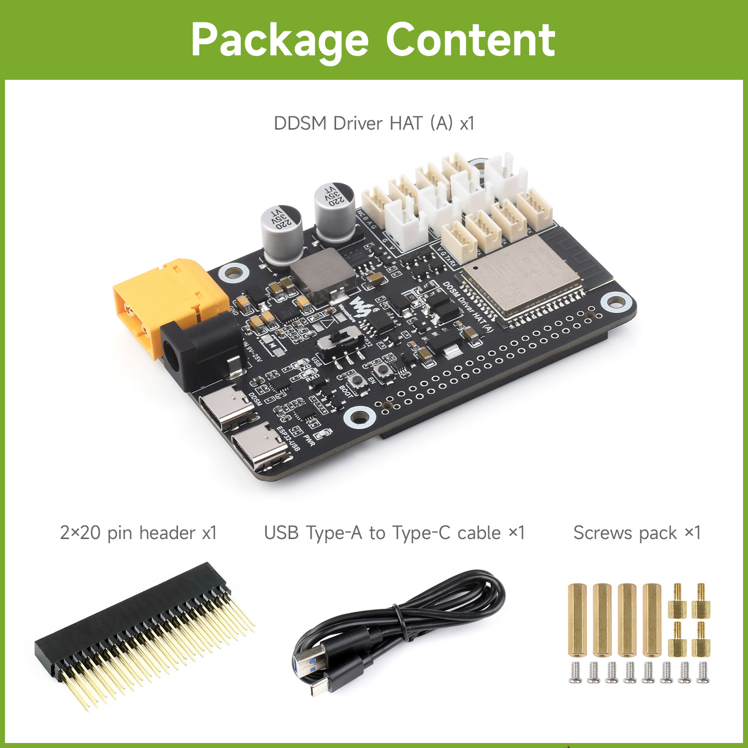 Waveshare Direct Drive Servo M - Proto Board review and price