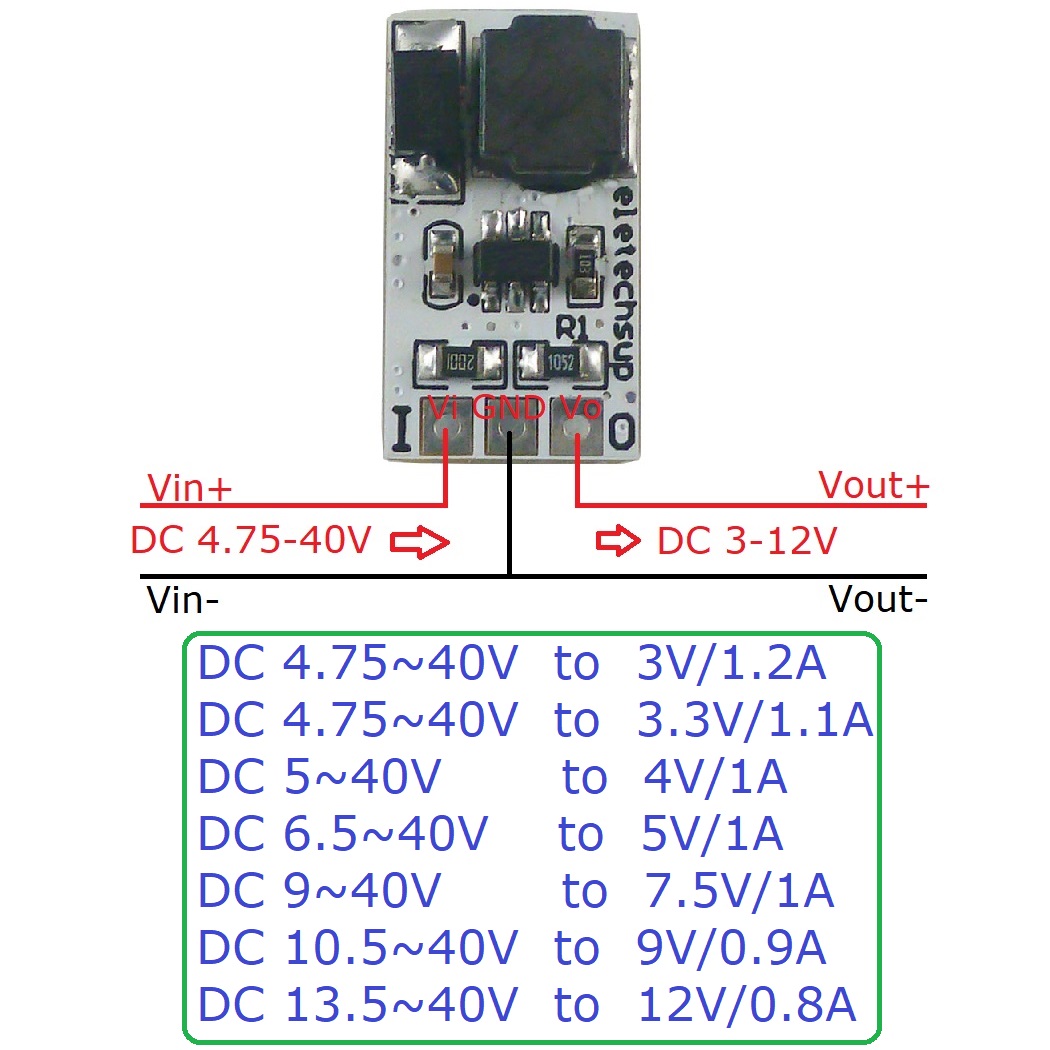 3PCS Mini DC-DC Converter Buck - Ams1117 Module review and price